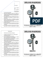 Manual de Instrucciones Control de Nivel