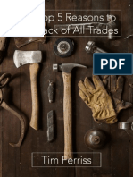 Tim Ferris The Top 5 Reasons To Be A Jack of All Trades