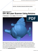 DIY 3D Laser Scanner Using Arduino