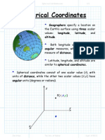 Spherical Coordinates: Longitude, Latitude, and Altitude