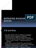 Repeated Measures ANOVA