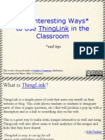 Ways To Use Thinglink in The Classroom