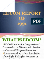 Edcom Report of 1991