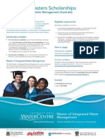 IWC Masters Scholarships Flyer
