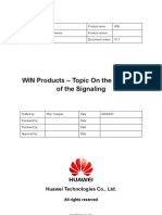 WIN Products - Topic On The Analysis of The Signaling V1.0-20050401-B