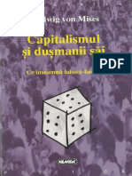Ludwig Von Mises-Capitalismul Și Dușmanii Sai - Ce Inseamna Laissez-Faire - Nemira (1998)