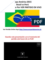 Ver Brasil Vs Venezuela Online Copa América 2015