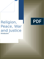 Religion, Peace, War and Justice
