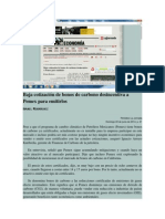 Baja Cotización de Bonos de Carbono Desincentiva a Pemex Para Emitirlos