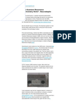 Does Quantum Resonance Spectrometry Work?