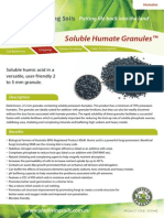 Solulable Humate Granules