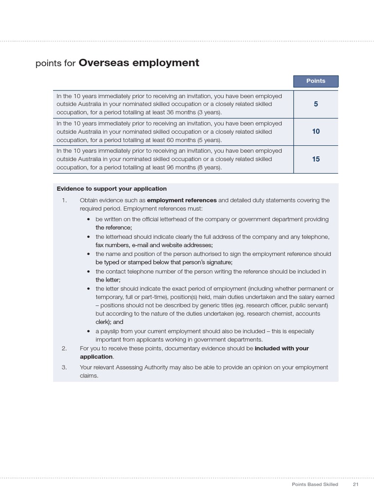 Overseas Employment Points | PDF | Employment | Government