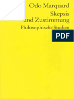 Odo Marquard-Skepsis Und Zustimmung. Philosophische Studien - Reclam (1994)