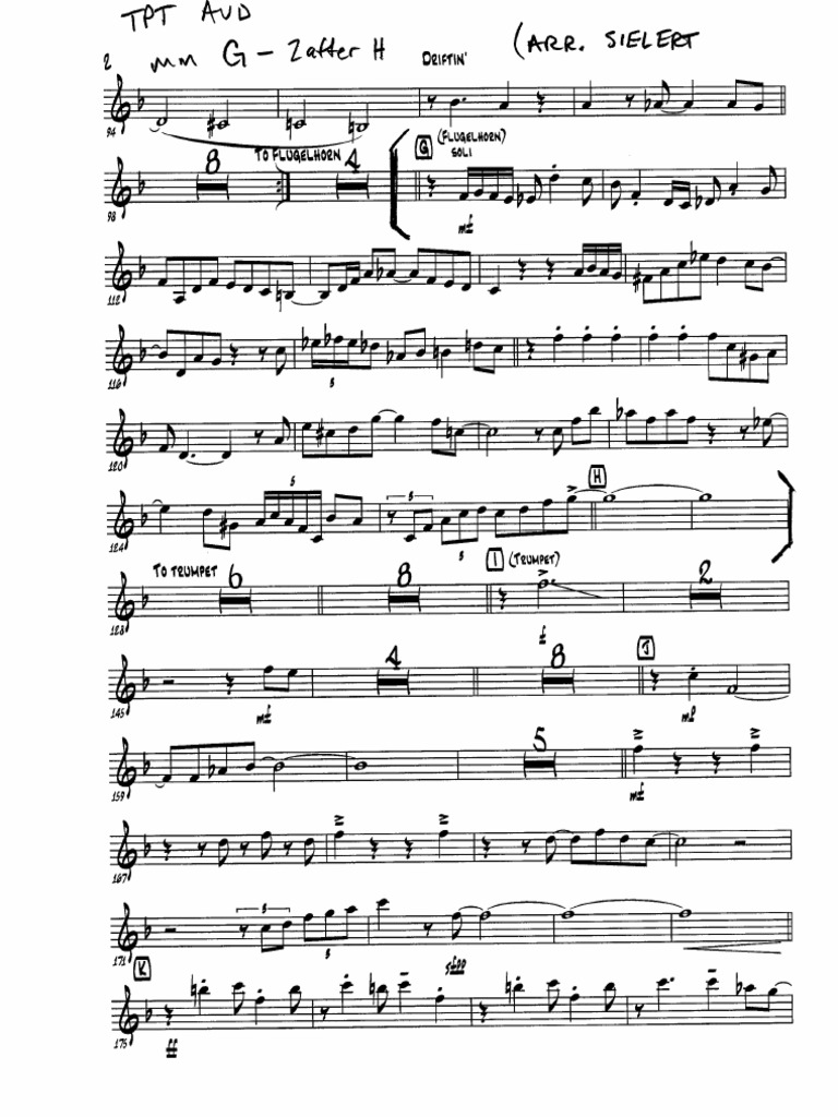 Jazz Trumpet Audition PDF