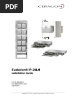 Ceragon Evolution IP20LH Installation Guide Rev A.01