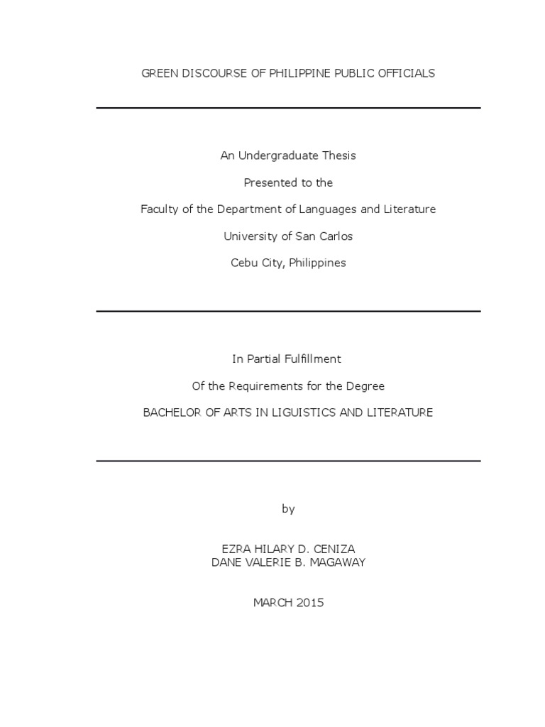 preliminary pages of a research proposal