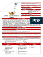 Carta Descriptiva Contabilidad Integral II 5to Computación