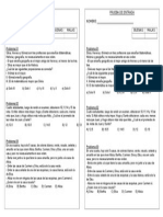 Prueba de Entrada-RAZ. MATEMATICO