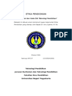 Etika Profesi Dan Kode Etik Teknologi Pendidikan