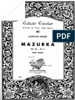 Miguez Mazurka Op.20 2