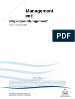 Why Project Management Fact Sheet PDF