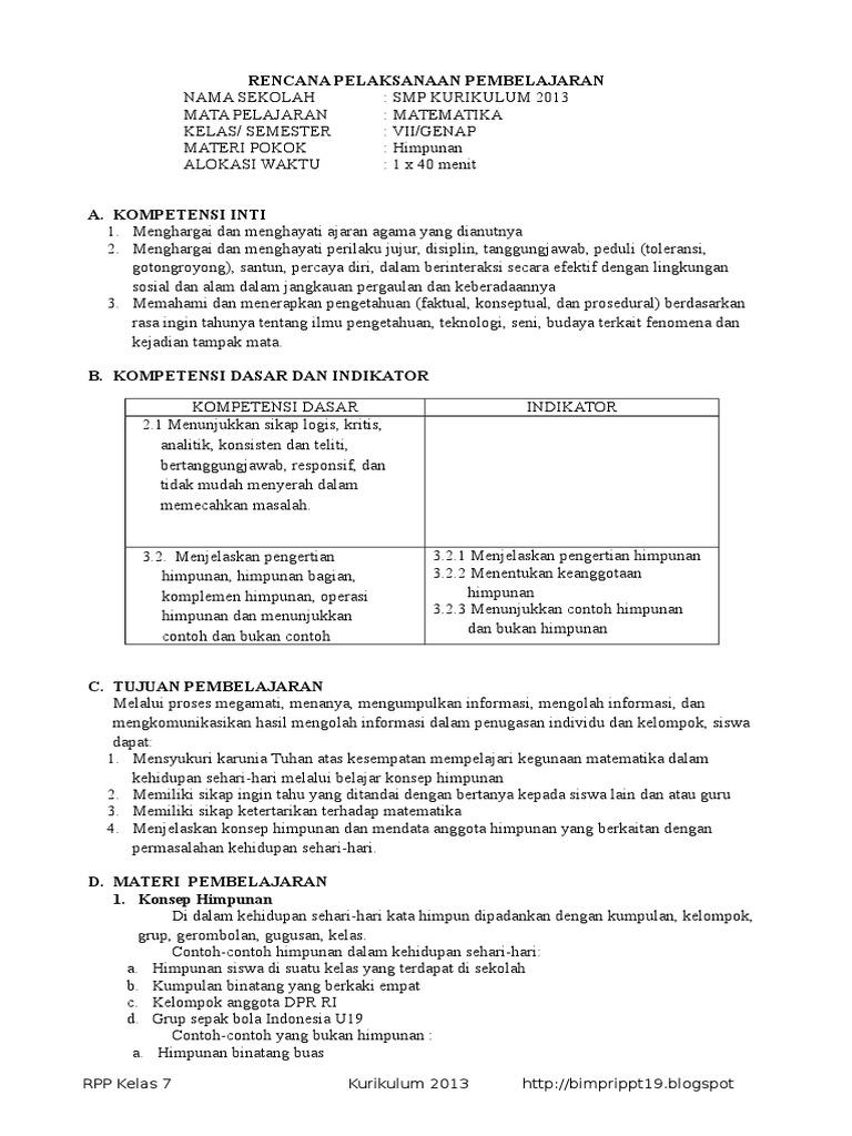 Contoh Soal Himpunan Bagian Smp Kelas 7 Kunci Ujian