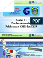 2 Pembentukan Dan Pelaksanaan KBSR Dan KSSR
