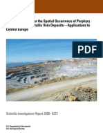 A Tectonic Model For The Spatial Occurrence of Porphyry Copper and Polymetallic Vein Deposits-Applications To