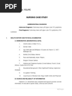 Nursing Case Study Lymphoma