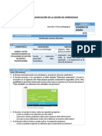 Propuesta de Sesion de Aprendizaje de Matematica CcesaUgel03