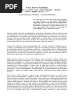 LUKACS, G. Carta Sobre Stalinismo