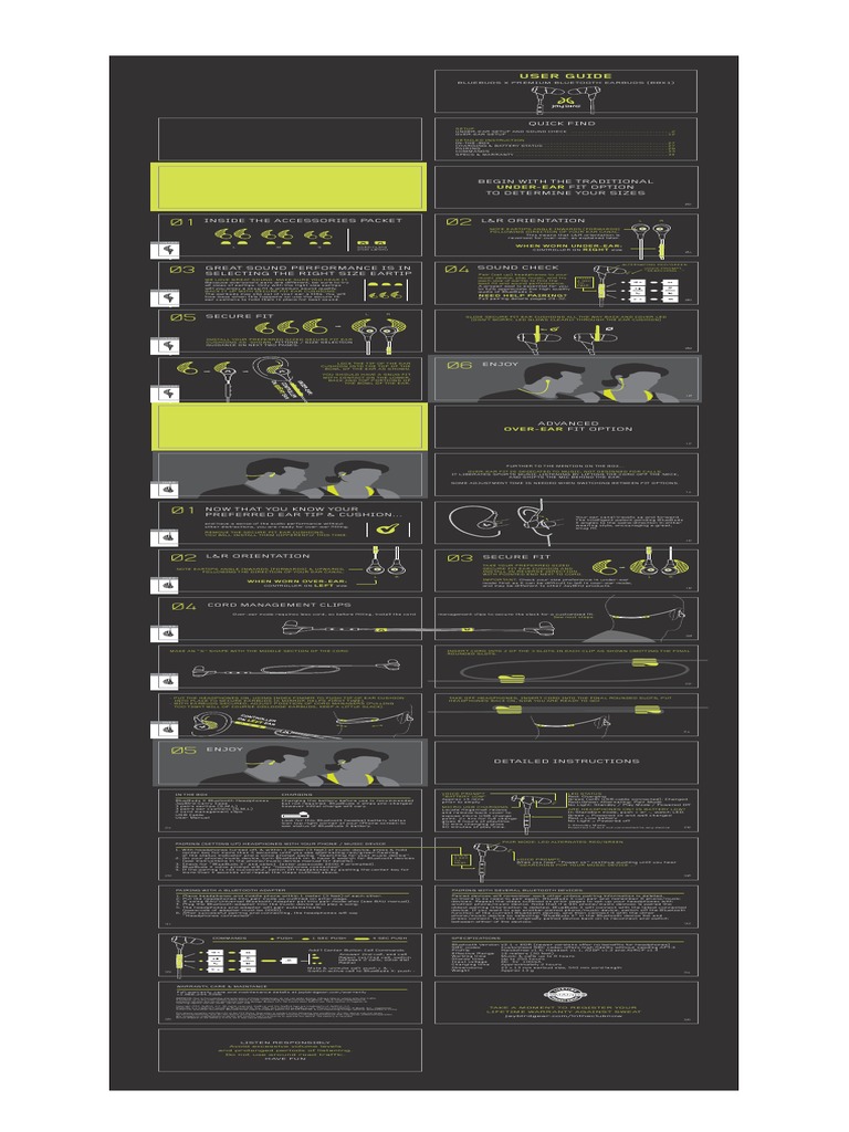 JAYBIRD BLUEBUDS X MANUAL PDF