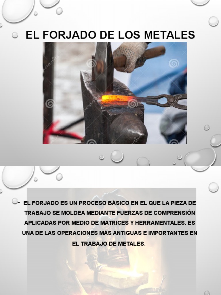 Forjado de Metales: Proceso y Técnicas | PDF | Forjar | Física Aplicada ...