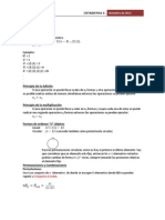 Estadística, probabilidad y combinatorias