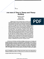 George the Role of Time in Theory and Theory Building