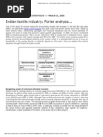 Indian textile industry_ Porter analysis..pdf