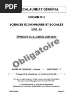 Download Bac ES 2015 - sciences conomiques et sociales by Le Monde SN269330661 doc pdf