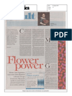 "Flower Power" Di Nadia Fusini (La Repubblica, 21 Giugno 2015)