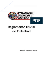 Federación International de Pickleball Reglamento Oficial