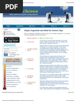 Arguments From Global Warming Skeptics and What the Science Really Says