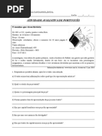 Português O Menino que virou história