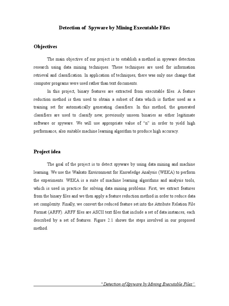 Spyware Detection Using Data Mining Techniques | PDF | Machine Learning ...