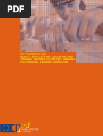 Download ETF Yearbook 2007 - quality in vocational education and training modern vocational training policies and learning processes by joanstey SN26935084 doc pdf