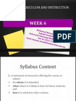 w6 Syllabus