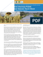 Booklet Informasi Publik Rehabilitasi Saluran Tarum Barat