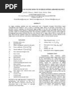 An Examination of Engine Effects On Helicopter