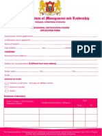 Certification Course Appliction Form PDF