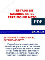 Cambios en El Patrimonio Neto y Flujo de Efectivo