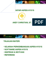 Pengantar Aspen Hysys