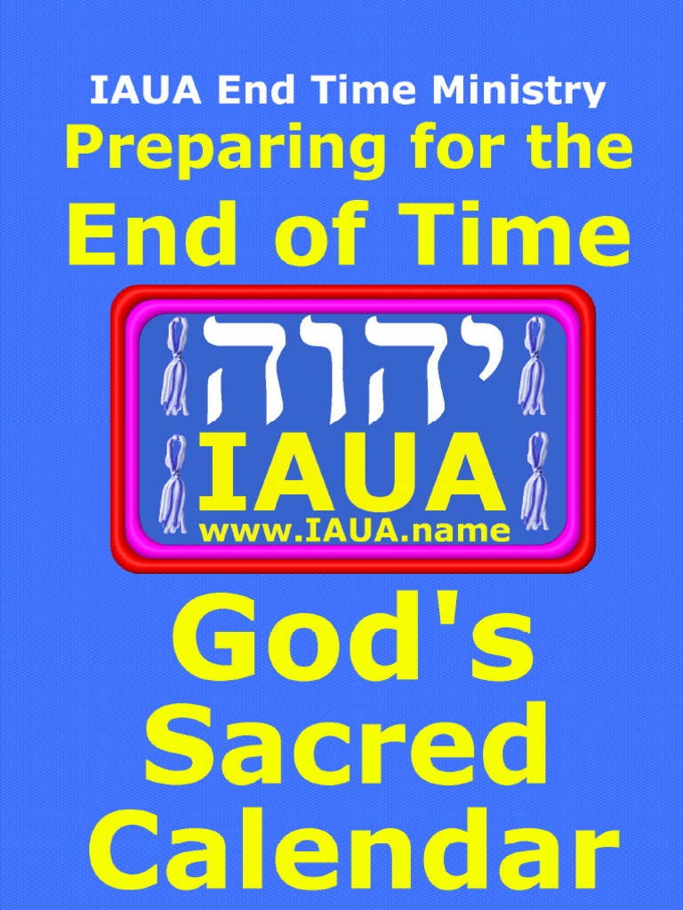 God's Sacred Calendar PDF Hebrew Calendar Cain And Abel